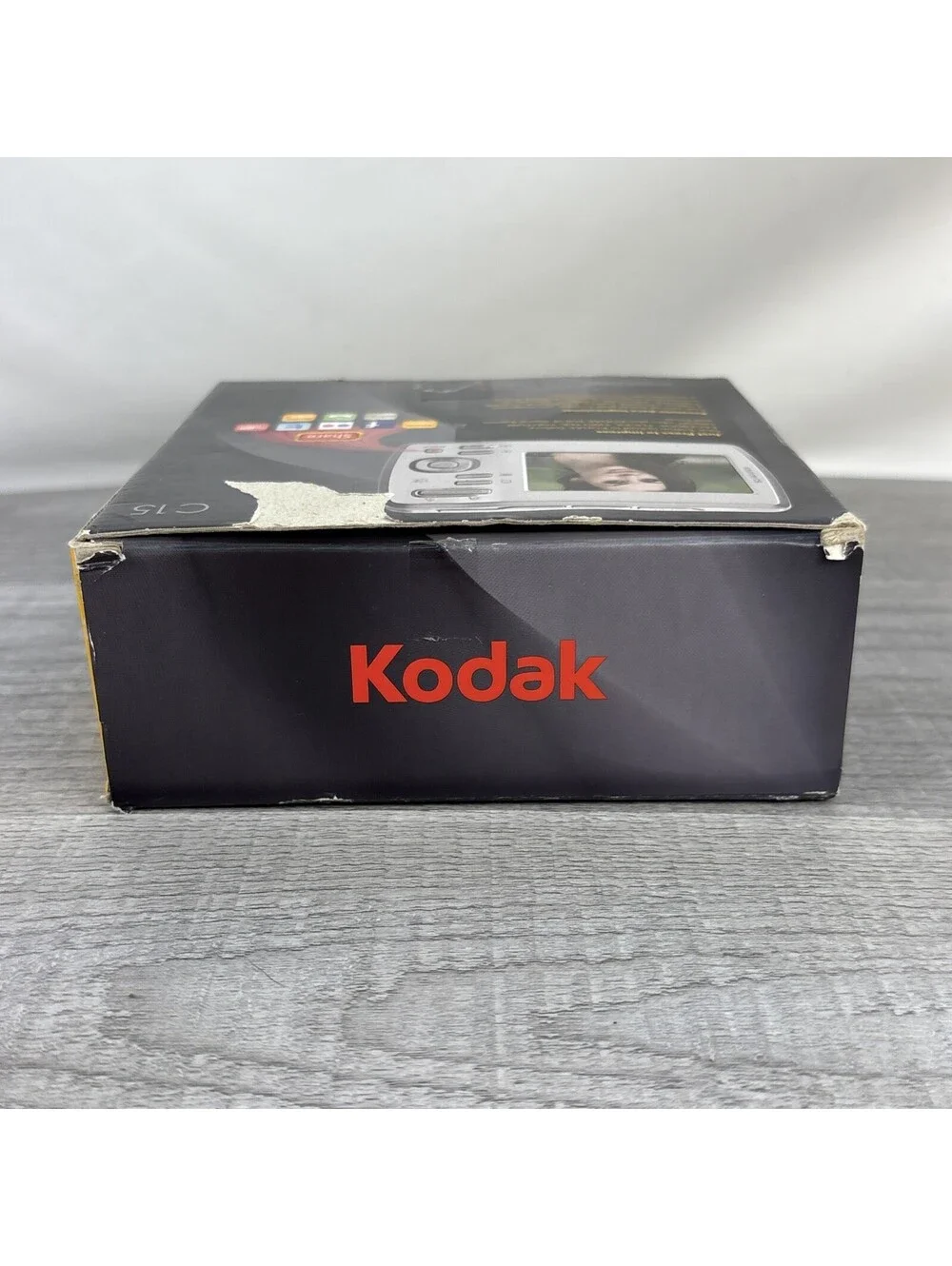 Kodak EasyShare C1505 Digital Camera Silver 12MP 5x Zoom Complete In Box Case